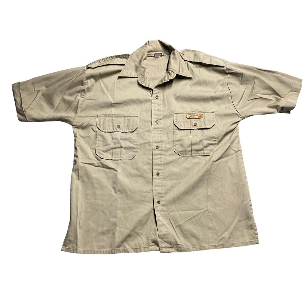 Vintage Indiana Jones and the Last Crusade 1989 Lucasfilm Ltd Safari Shirt XL